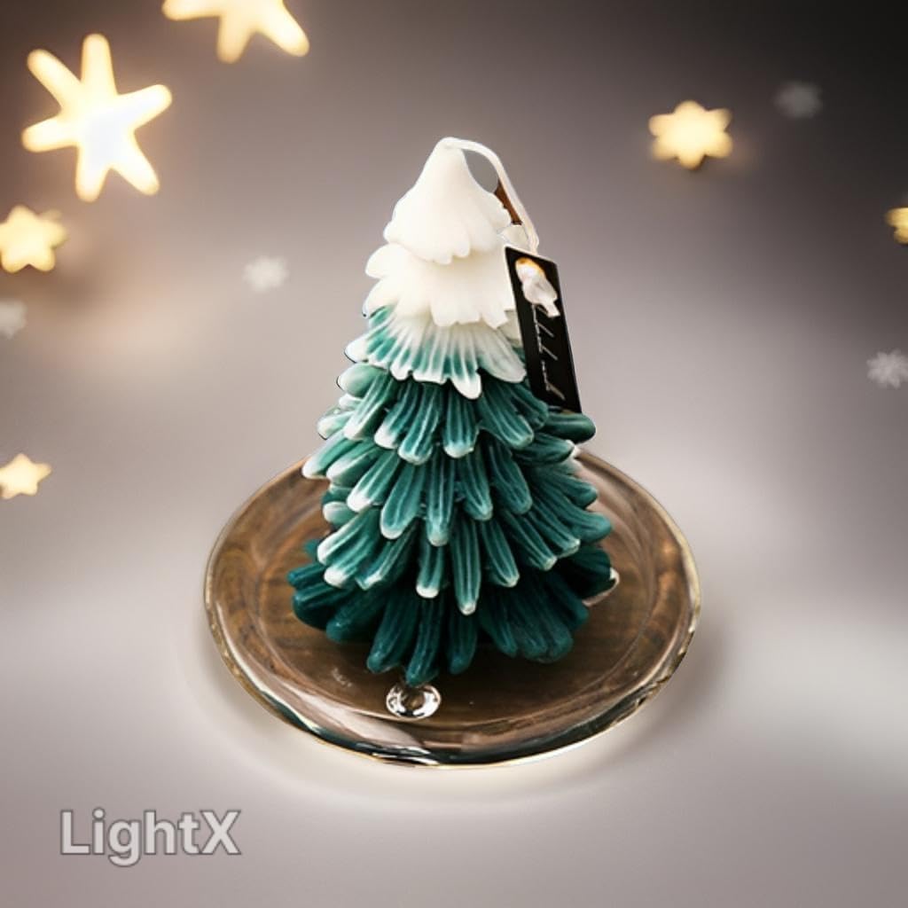 Eco-Friendly Christmas Tree Candle
