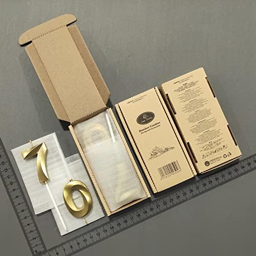 70TH BIRTHDAY CANDLE A BEAUTIFUL CLASSIC CHOICE FOR CELEBRATION