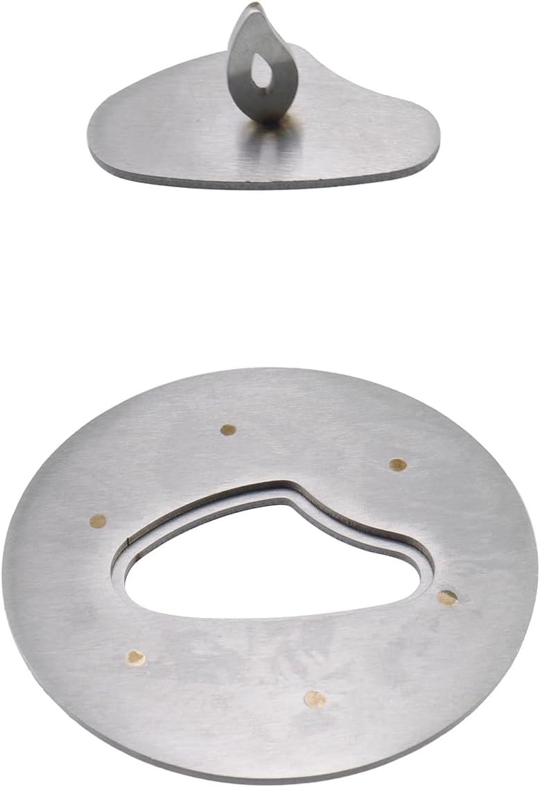 Coshar Metal Candle Jar Topper Shade Sleeves Lid - Melt Evenly Silver