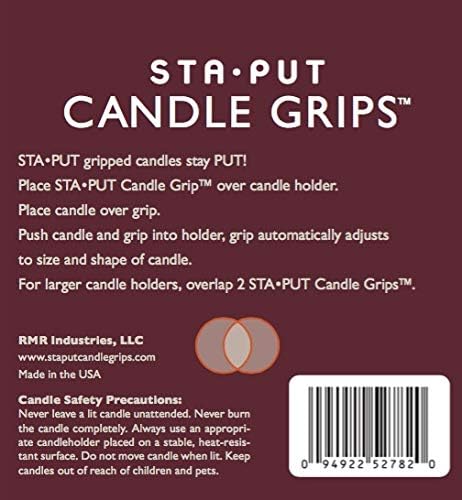Sta-Put Candle Grips 8 Pack - Upright Stable