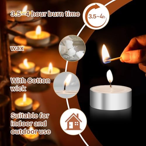 Small Stylish Tea Lights for Home and More