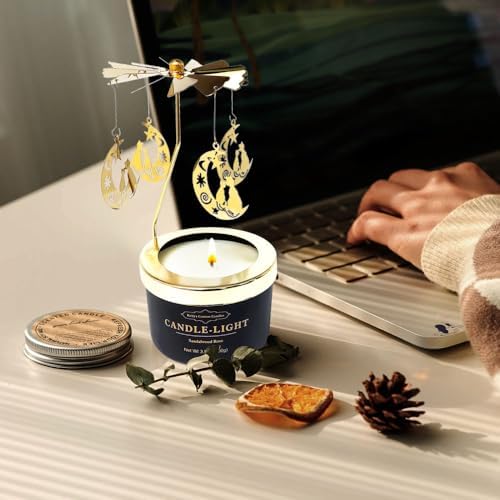 Kellys Custom Candles Rotating Cat Candle