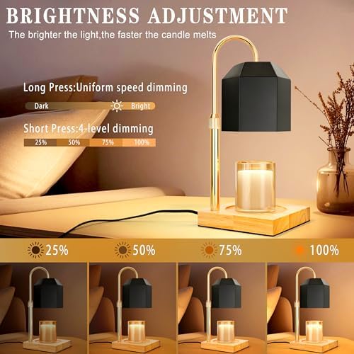 NELICOND Flameless Timer Candle Warmer Lamp