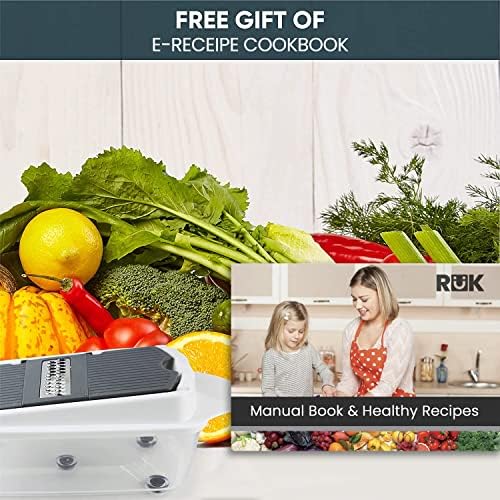 RK 22-in-1 Veggie Chopper Slicer with 11 Blades 1