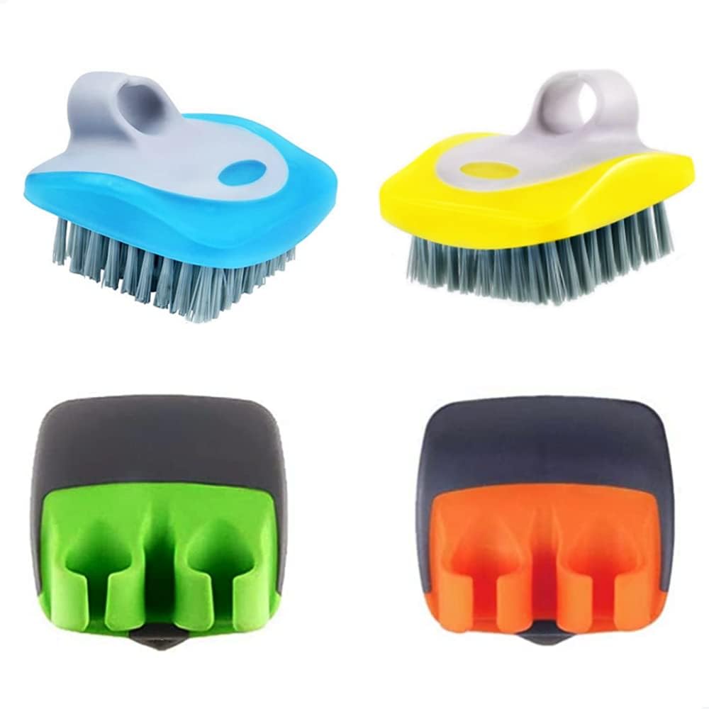 Veggie brush and peeler set stainless steel for efficient cleaning and peeling