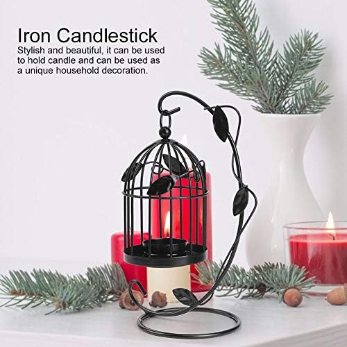 Unique Iron Leaf Candle Holder for Home Decor Lighting