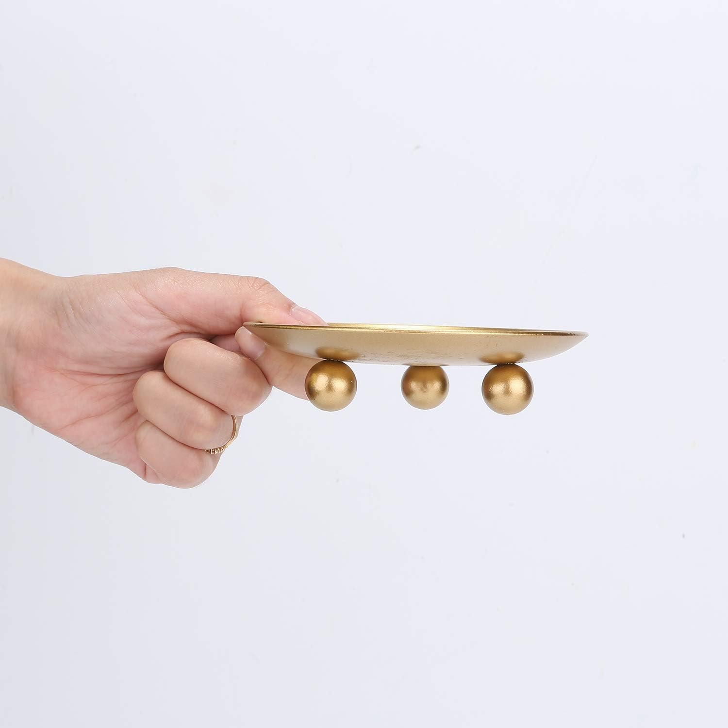 Sturdy Elegant Iron Candle Holder Set