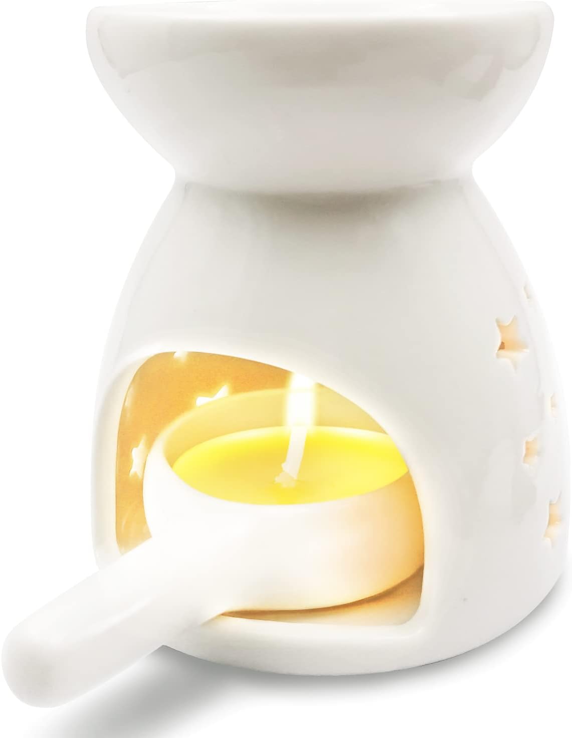 Elegant Oil Burner for Scented Oil and Tealight Candles