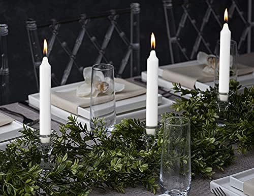 BOLSIUS Long Burning White Taper Candlepack