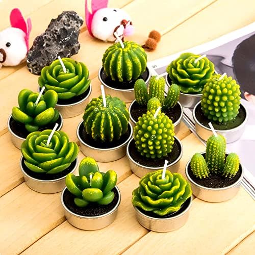 Fancy Cactus Mounted Tealights