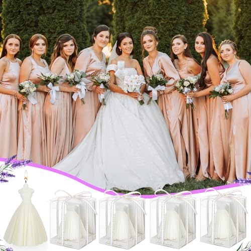 6-Pack Wedding Candle Set