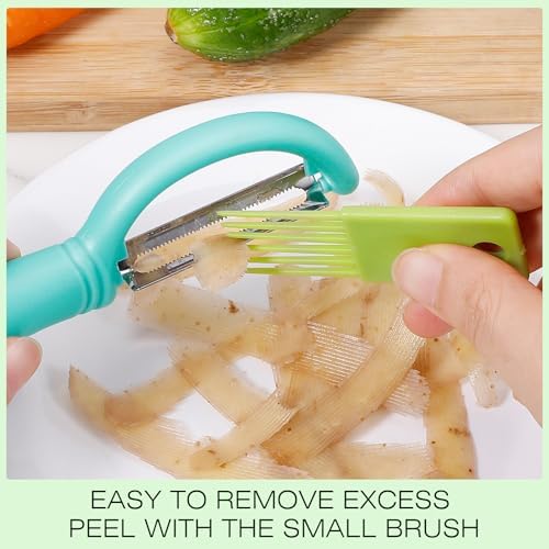 Senbowe 6PCS Stainless Steel Veggie Peeler Set 1