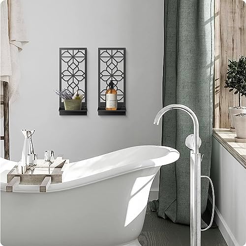 Black Metal Wall Decor Set 2-Pack