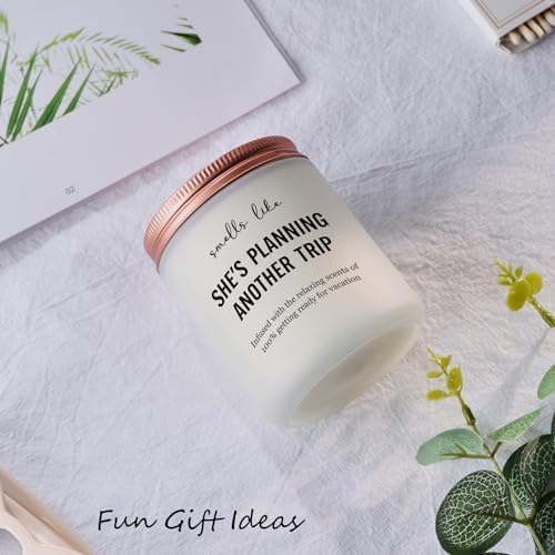 Best Travel Gifts for Women 1 Hilarious Unique International Traveler Planner Candle