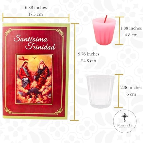Nuestra Fe 12-Piece Devotional Candle Set
