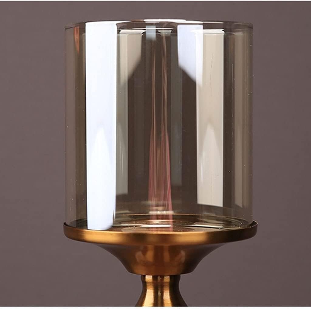 Stylish Metal Candlestick Holder Set for Home and Kitchen