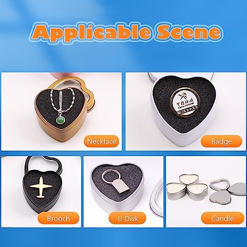 Warm Hearts 12-Piece Heart Shaped Candle Tins