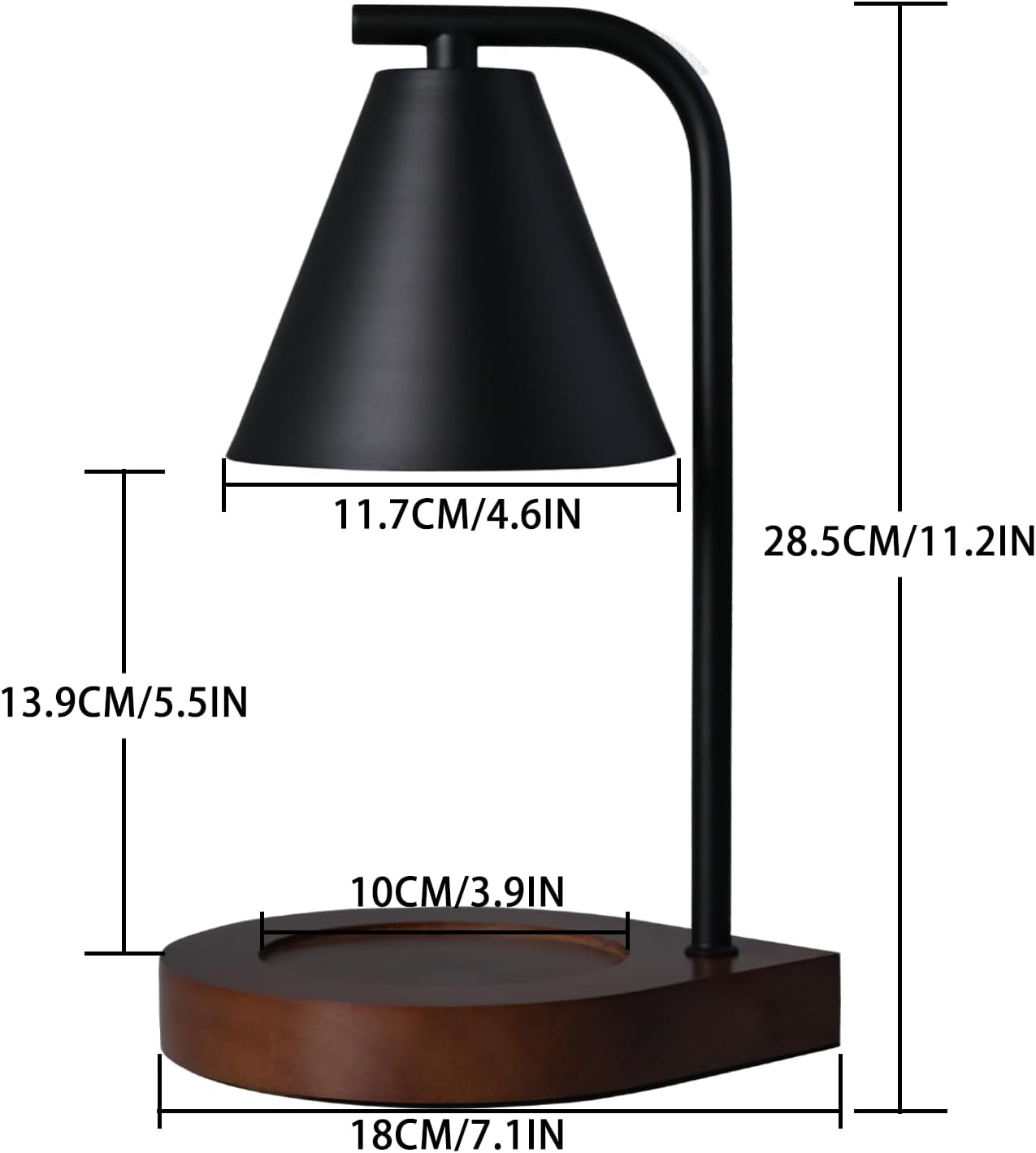 Sokcvsea Candle Warmer Lamp Dimmable Secure Design for Secure Use