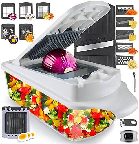 RK 22-in-1 Veggie Chopper Slicer with 11 Blades 1