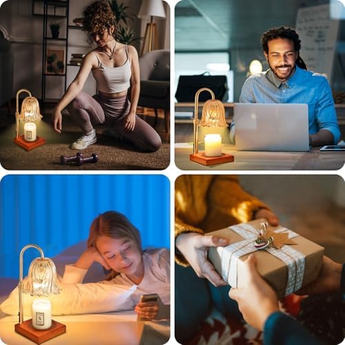 Candle Warmer Lamp with Timer Dimmable Candle Lamp Mothers Day Gift