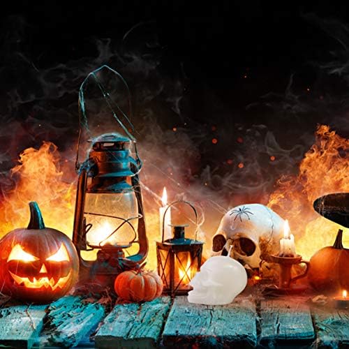 Festive Halloween Skull Candles