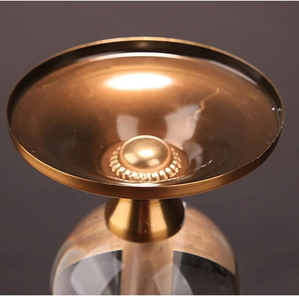 Stylish Metal Candlestick Holder Set for Home and Kitchen