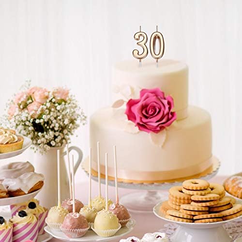 30th Birthday Candles Cake Topper Happy Birthday