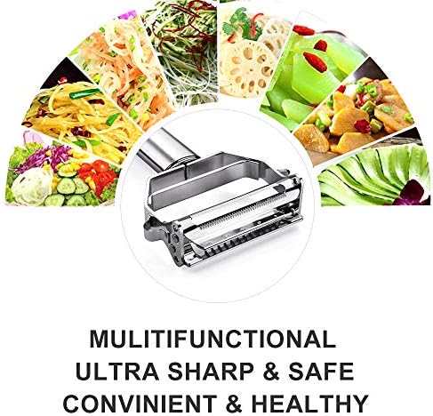 Jianlai Vegetable Julienne Peeler Stainless Steel Slicer with Brush