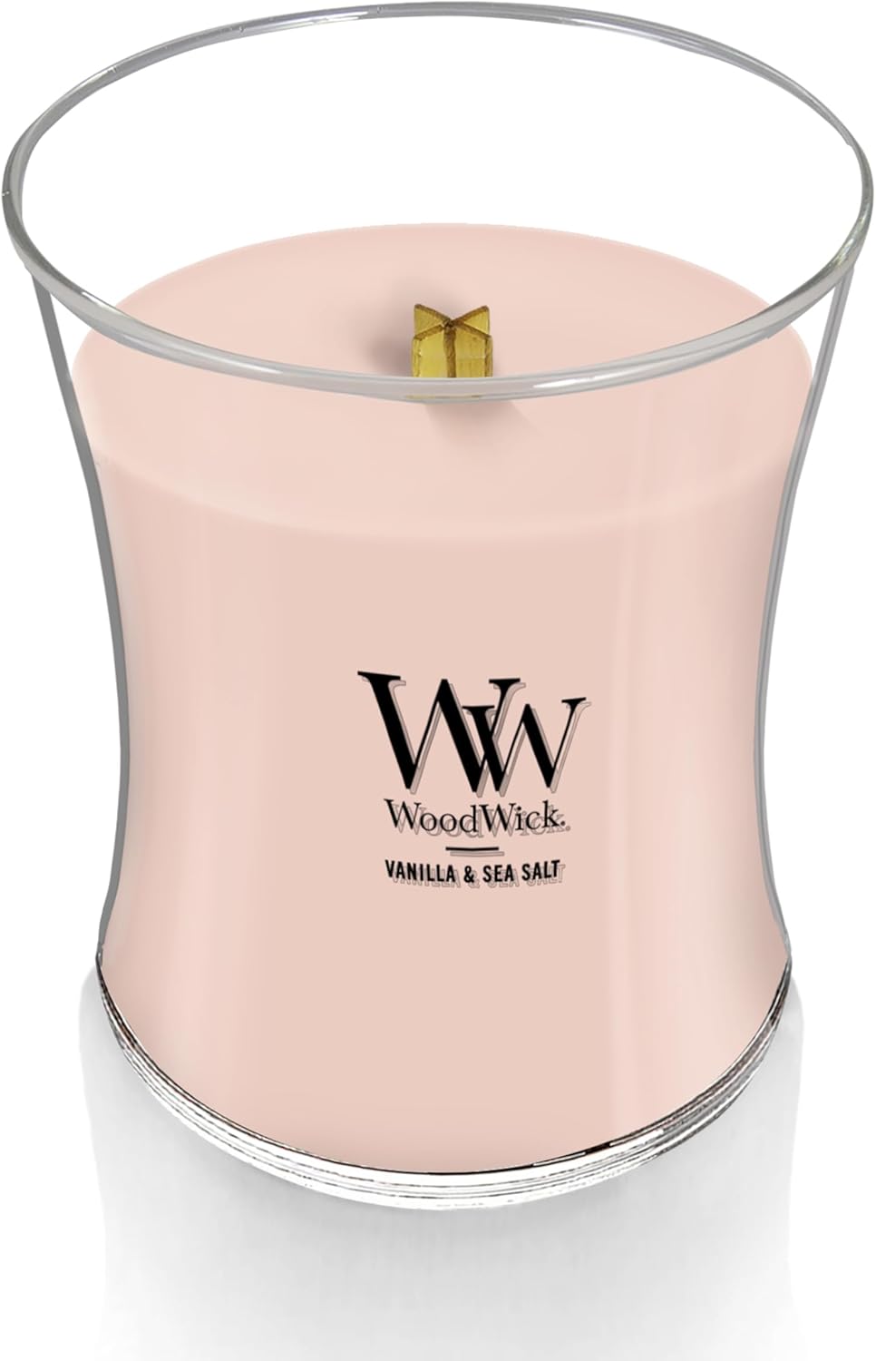 WoodWick Vanilla Sea Salt Scented Medium Hourglass Candle