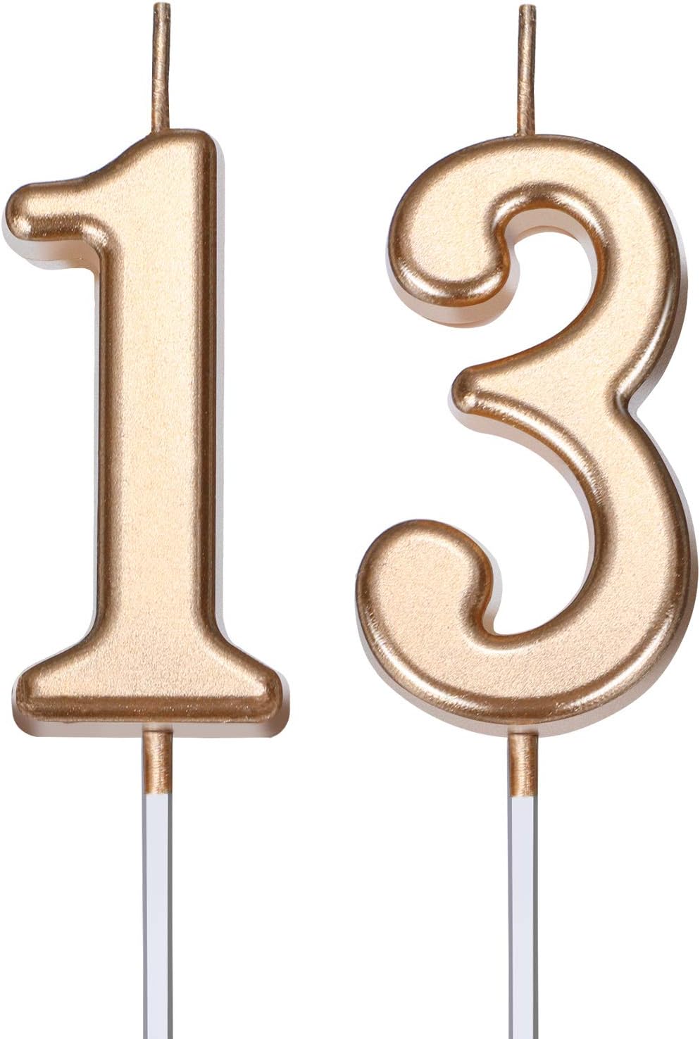 13th Birthday Magic Celebrating a Special Year with Nuanchus 354inch Birthday Candles Topper