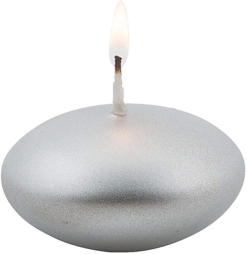 225 Silver Floating Candle Set