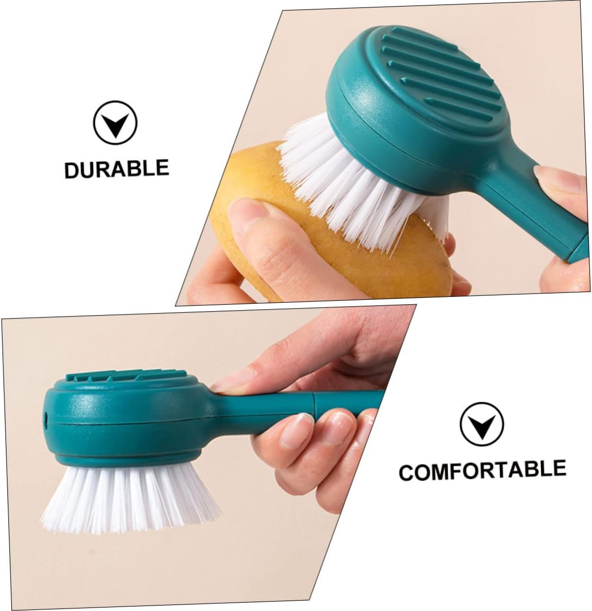 HOLIDYOYO Multi-Functional Fruit and Vegetable Peeler and brush Set