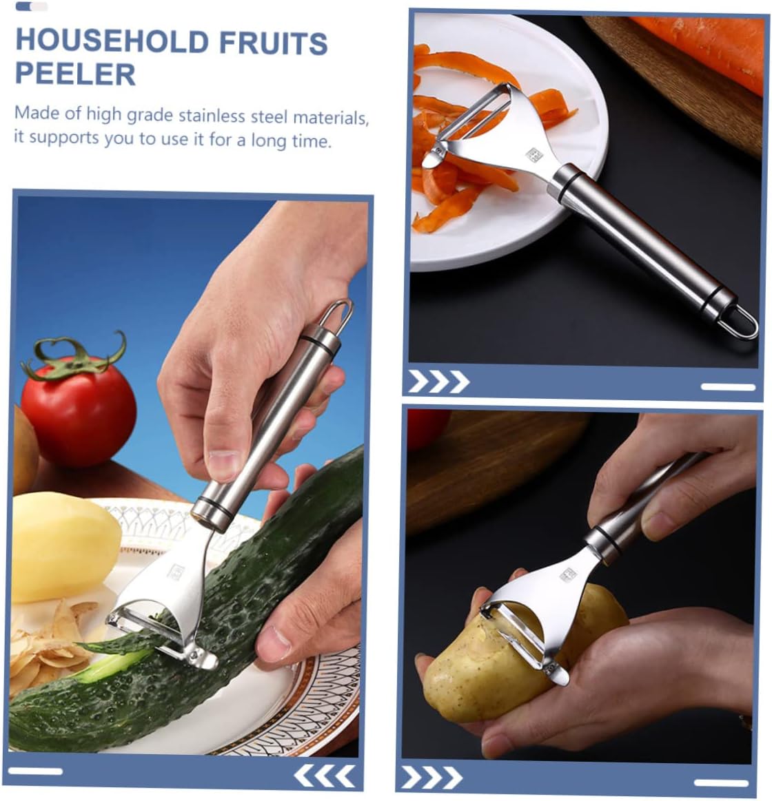 Stainless Steel Electric Peeler Anti-Scald Stainless Steel Fruit Vegetable