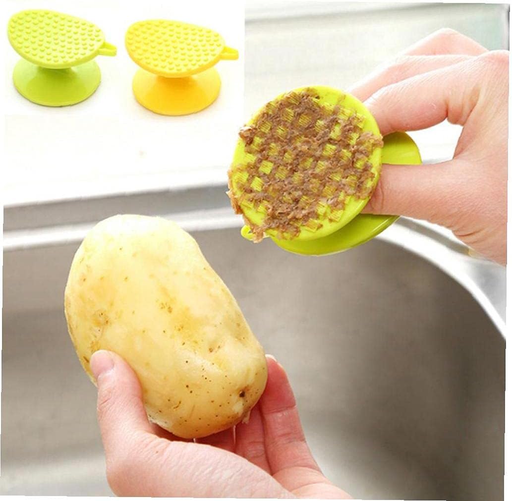 1pc Efficient Vegetable Peeler Carrot Potato Ginger Voter Brush Sanfly