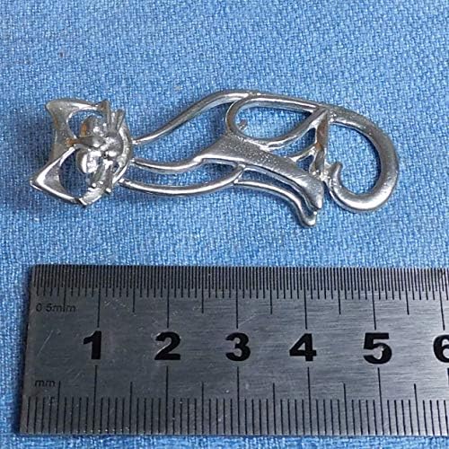 Cat Lends a Hand Fine Pewter Set of 3 Candle Pins