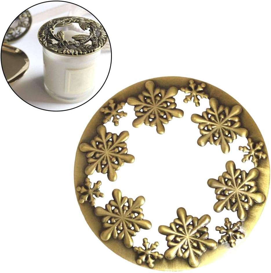 Snowflake Candle Shade for 73-81mm Jar Candles