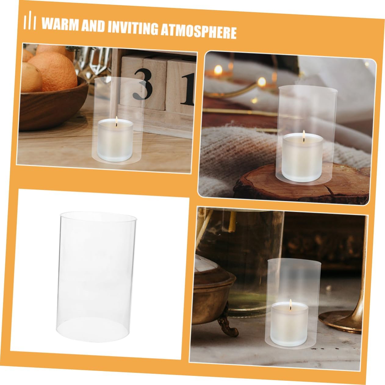 Glass Candle Holder Sleeve