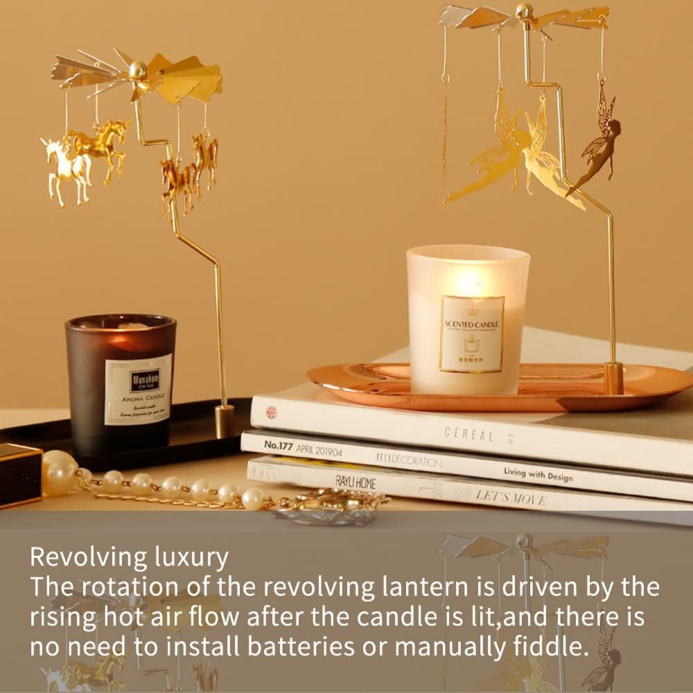 Glistening Gold Elf Candle Holder