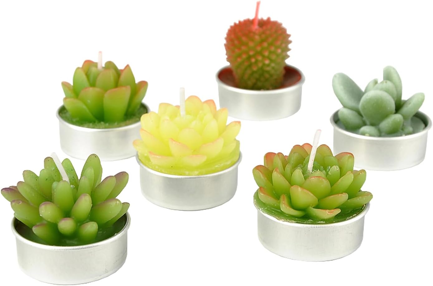 Delicate Cactus Tealight Candles