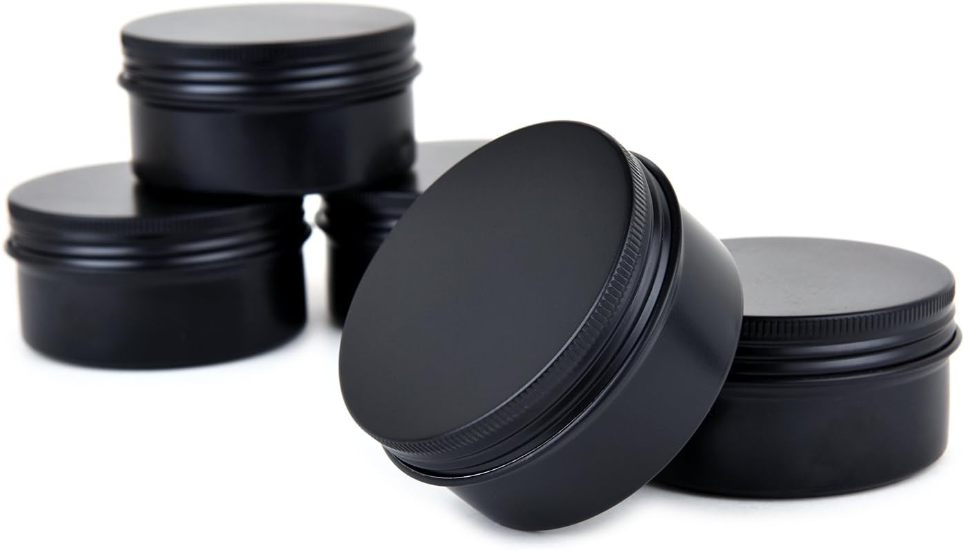 10-Pack 3oz Aluminum Tins with lids - Multifunctional Travel Storage Solution
