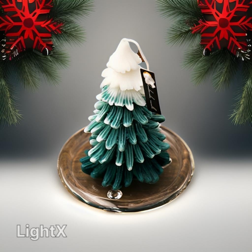 Eco-Friendly Christmas Tree Candle