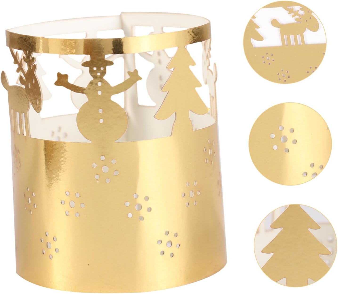 50-Pack Snowflake Candle Lampshade