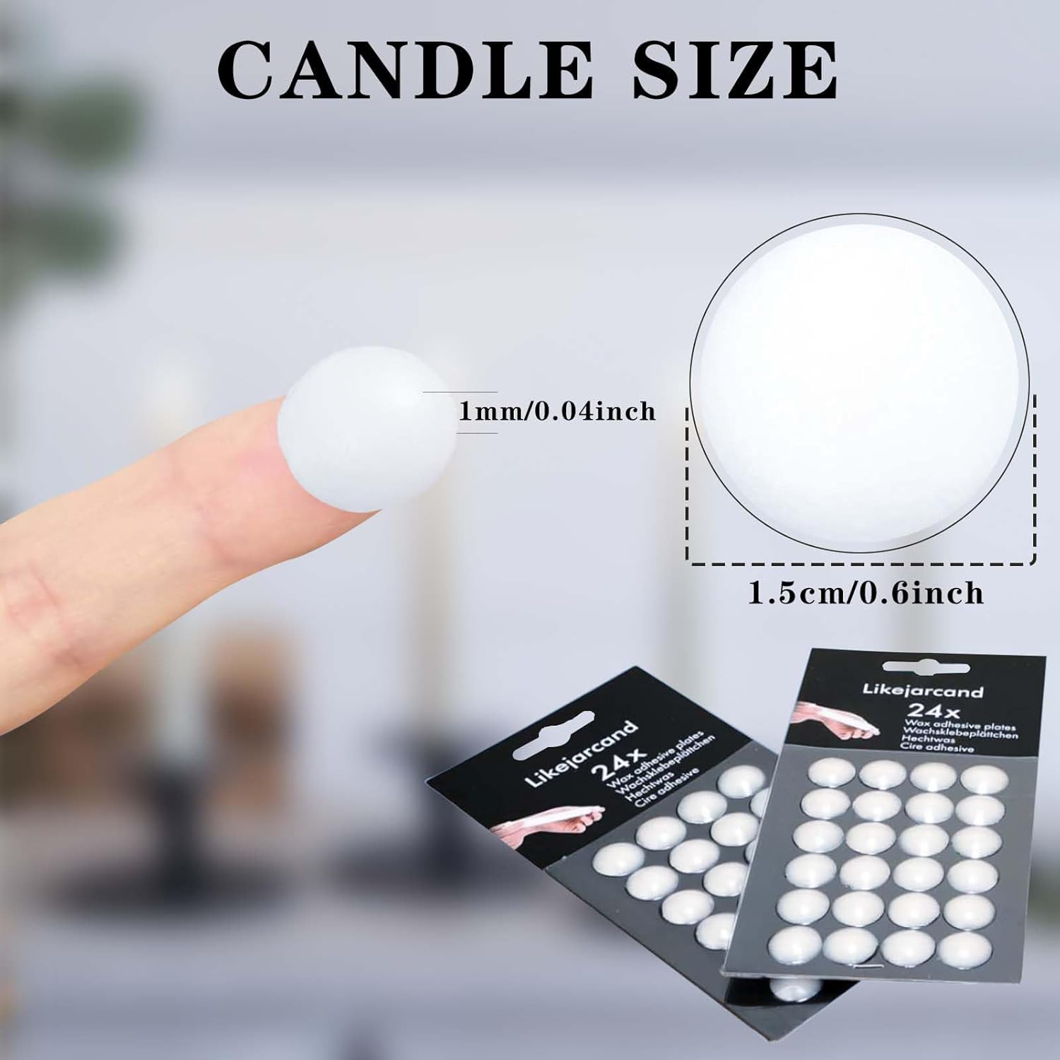 Kandelo 24 Dots Wax Holder Perfect for Candles