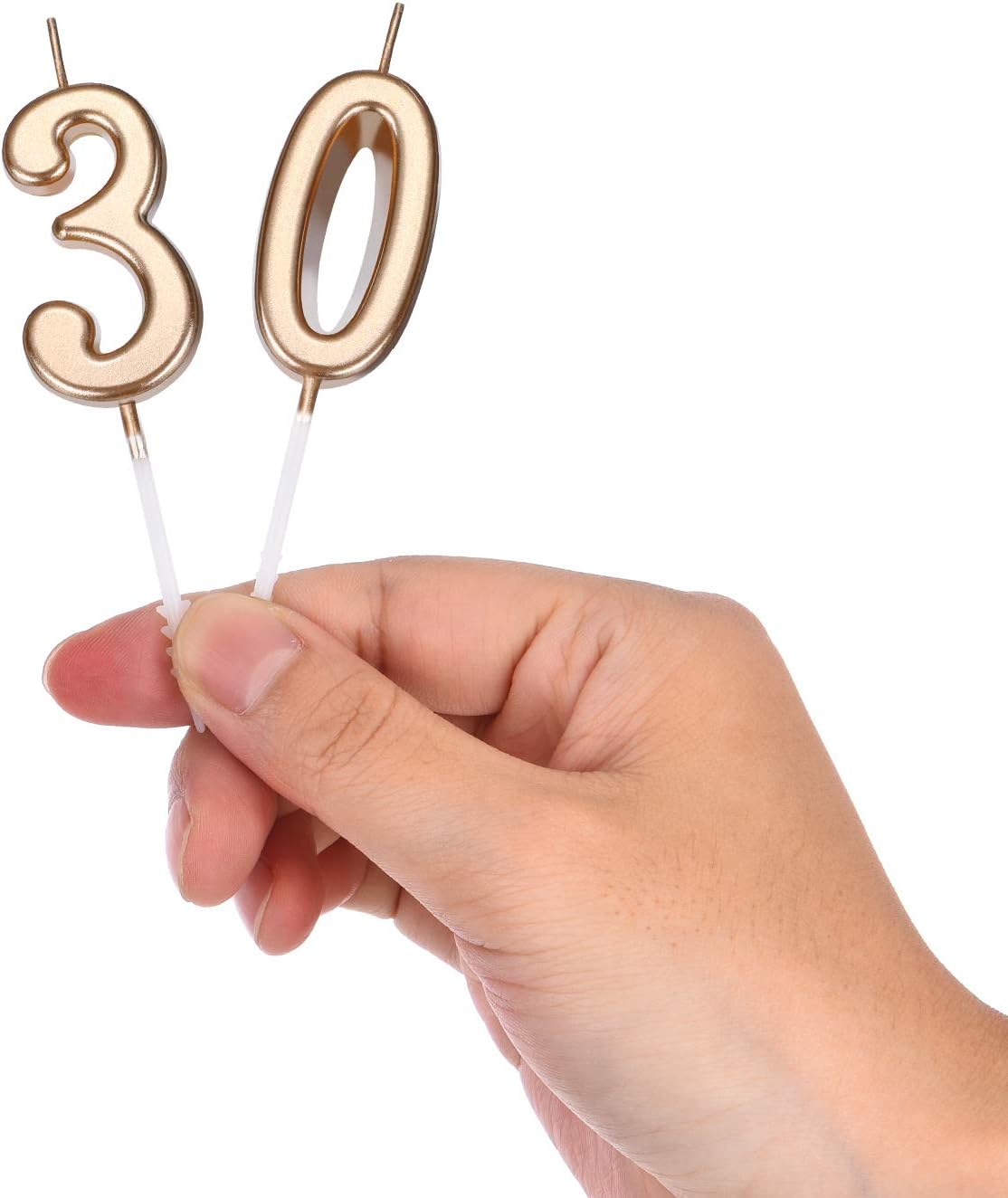 30th Birthday Candles Cake Topper Happy Birthday