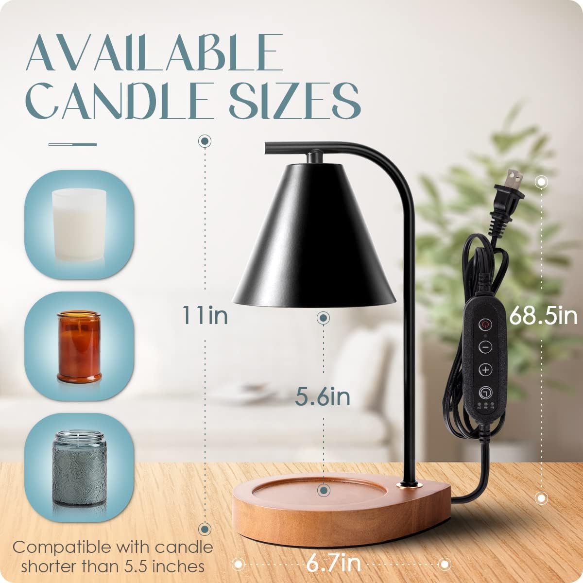 Safe Candle Healer with Timer Function