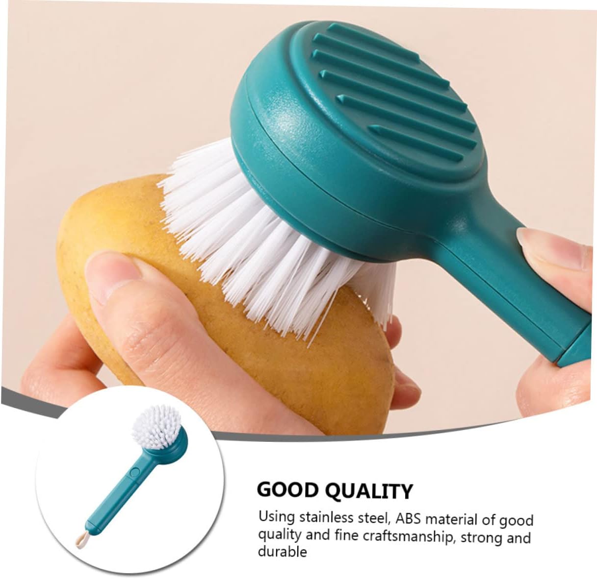 HOLIDYOYO Multi-Functional Fruit and Vegetable Peeler and brush Set