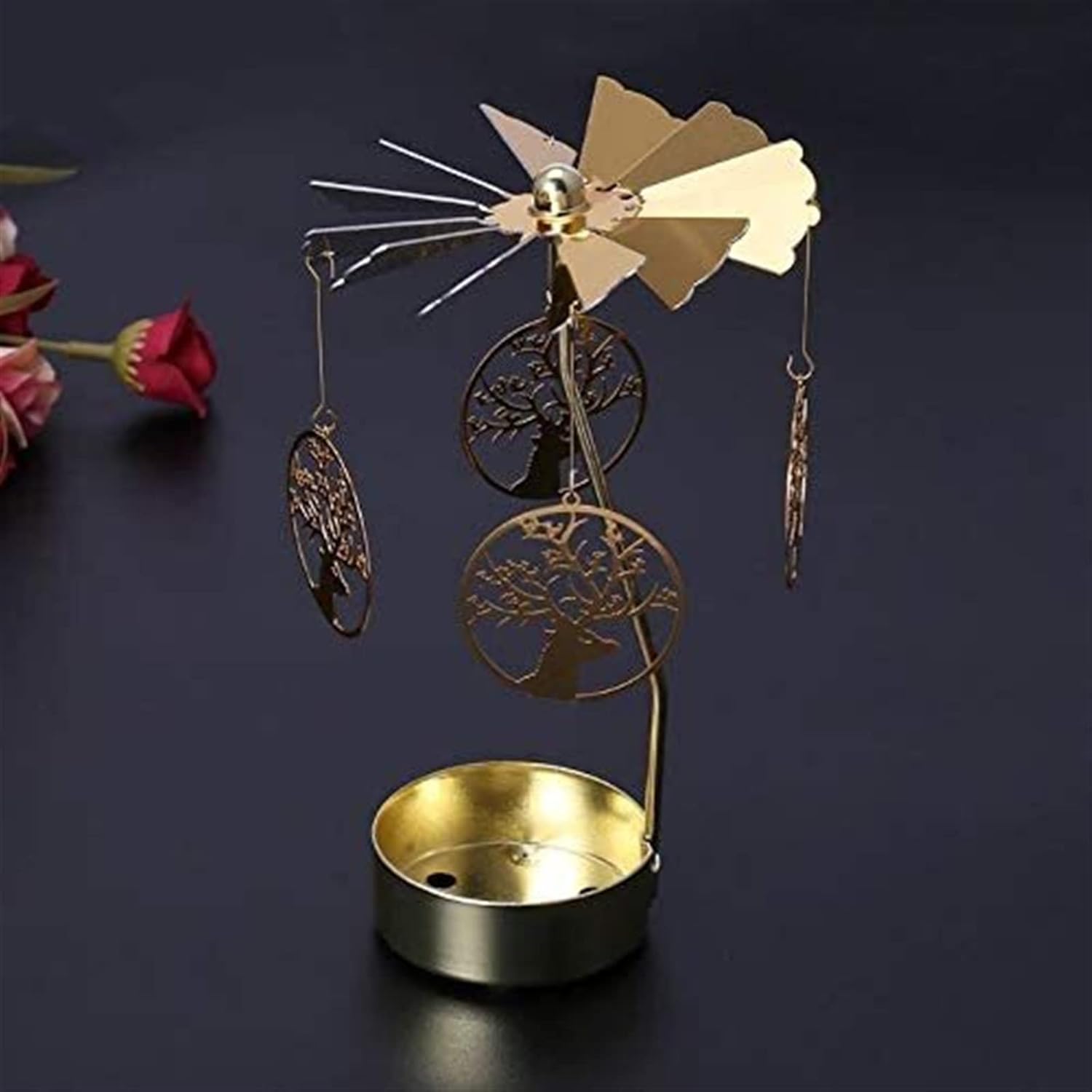 QIAOLISHA Candle Holder Stand with Non-Slip Base