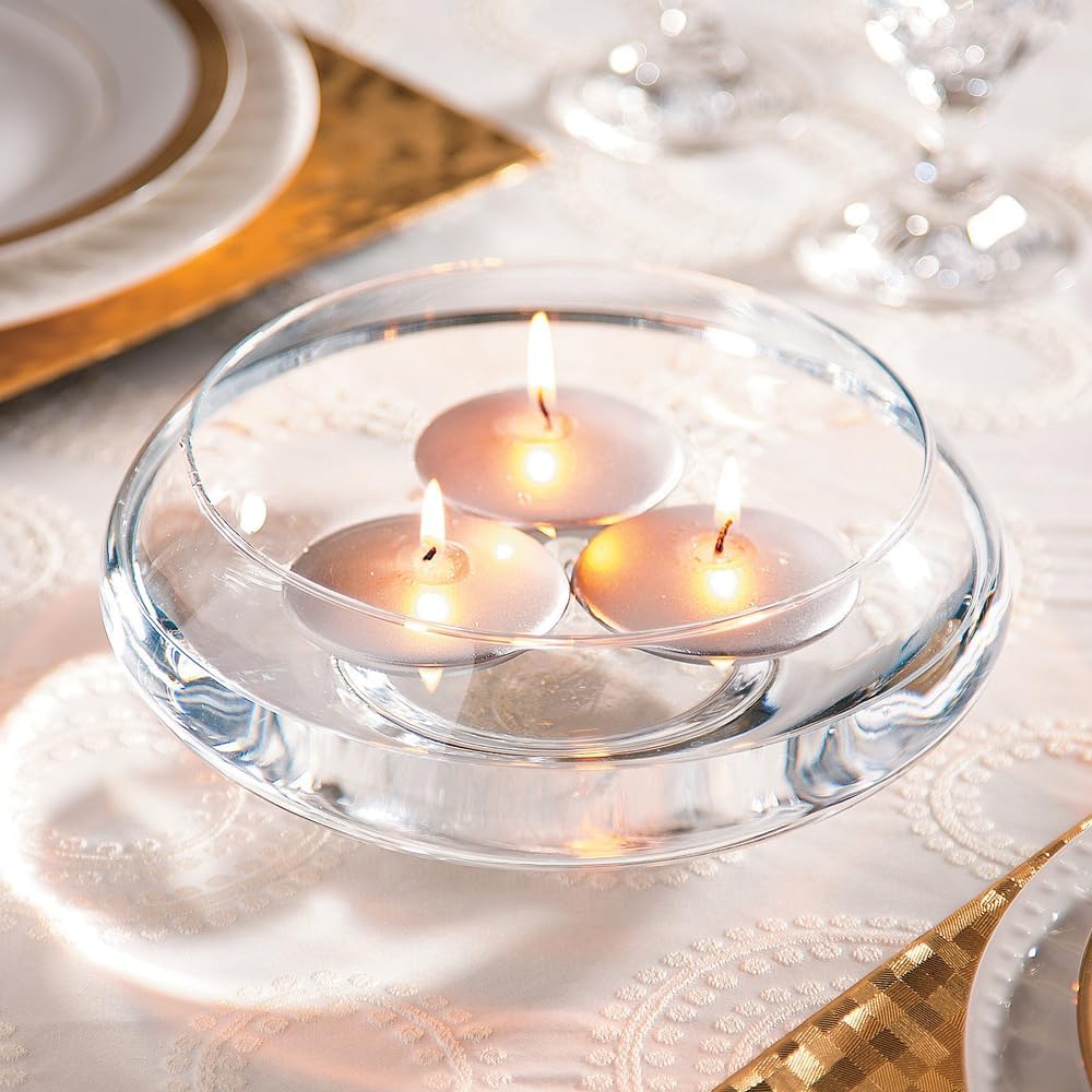 225 Silver Floating Candle Set