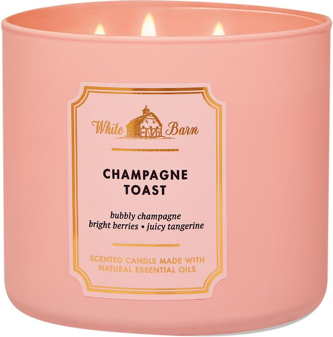 White Barn Champagne Toast 3 Wick Candle