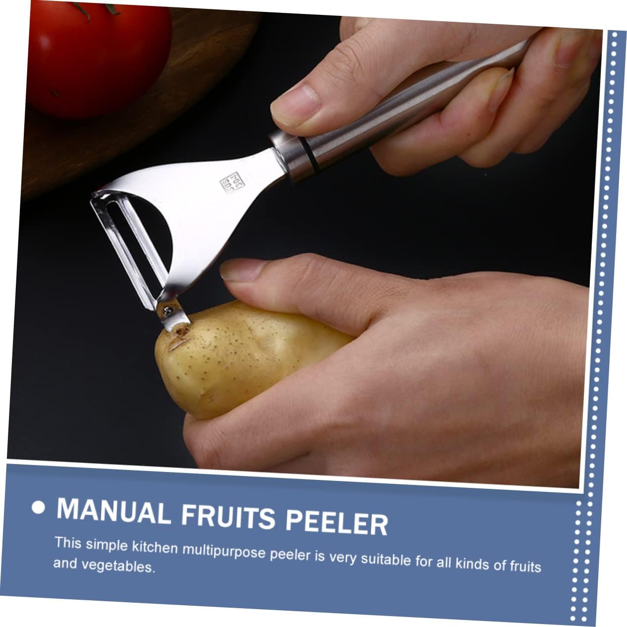 Stainless Steel Electric Peeler Anti-Scald Stainless Steel Fruit Vegetable